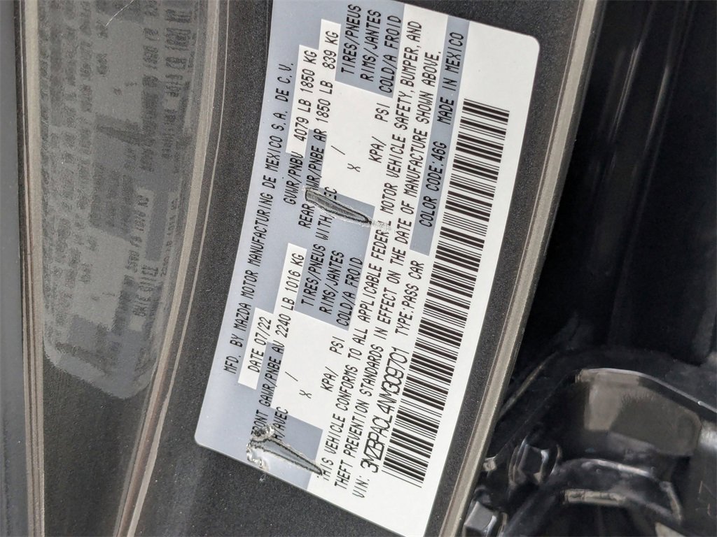 Used 2022 MAZDA MAZDA3 s image 33