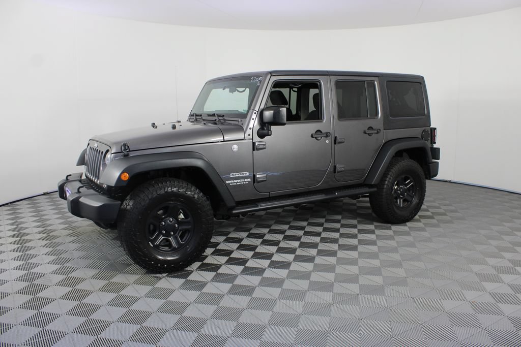 Used 2016 Jeep Wrangler Unlimited Sport w/ Max Tow Package AWD/4WD image 2