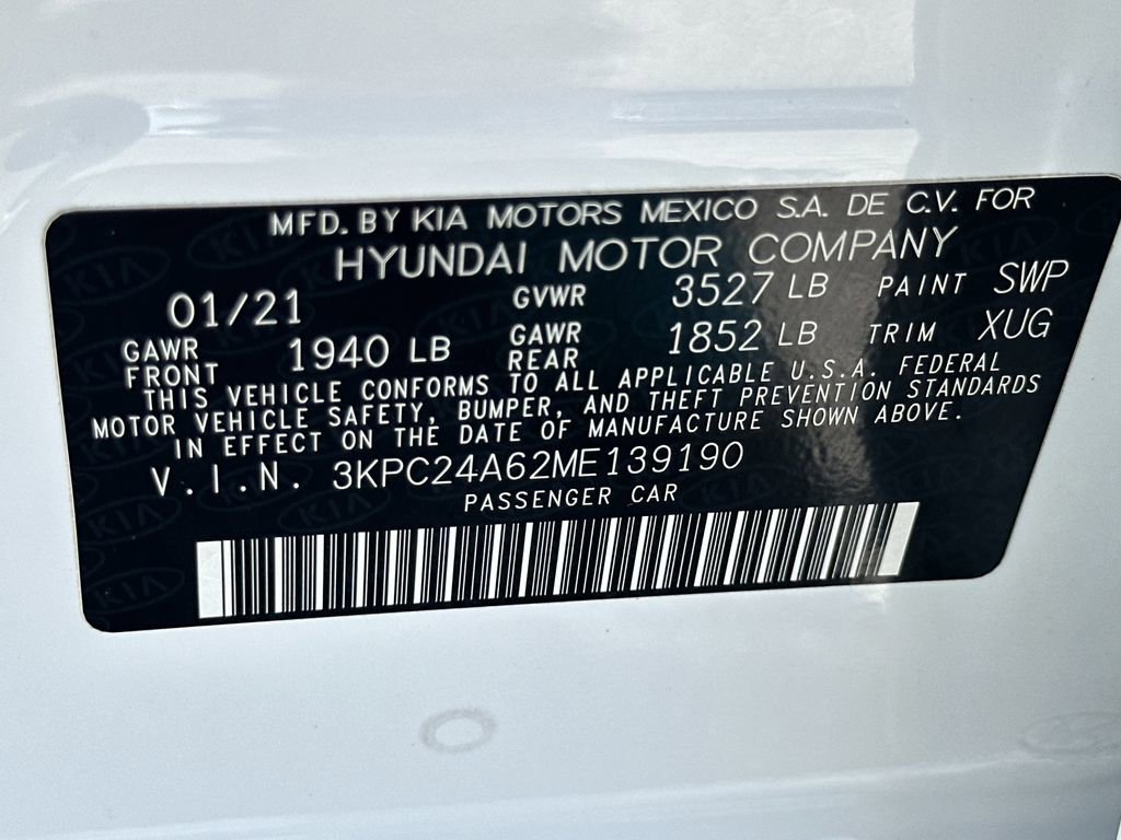 Used 2021 Hyundai Accent SE FWD image 27