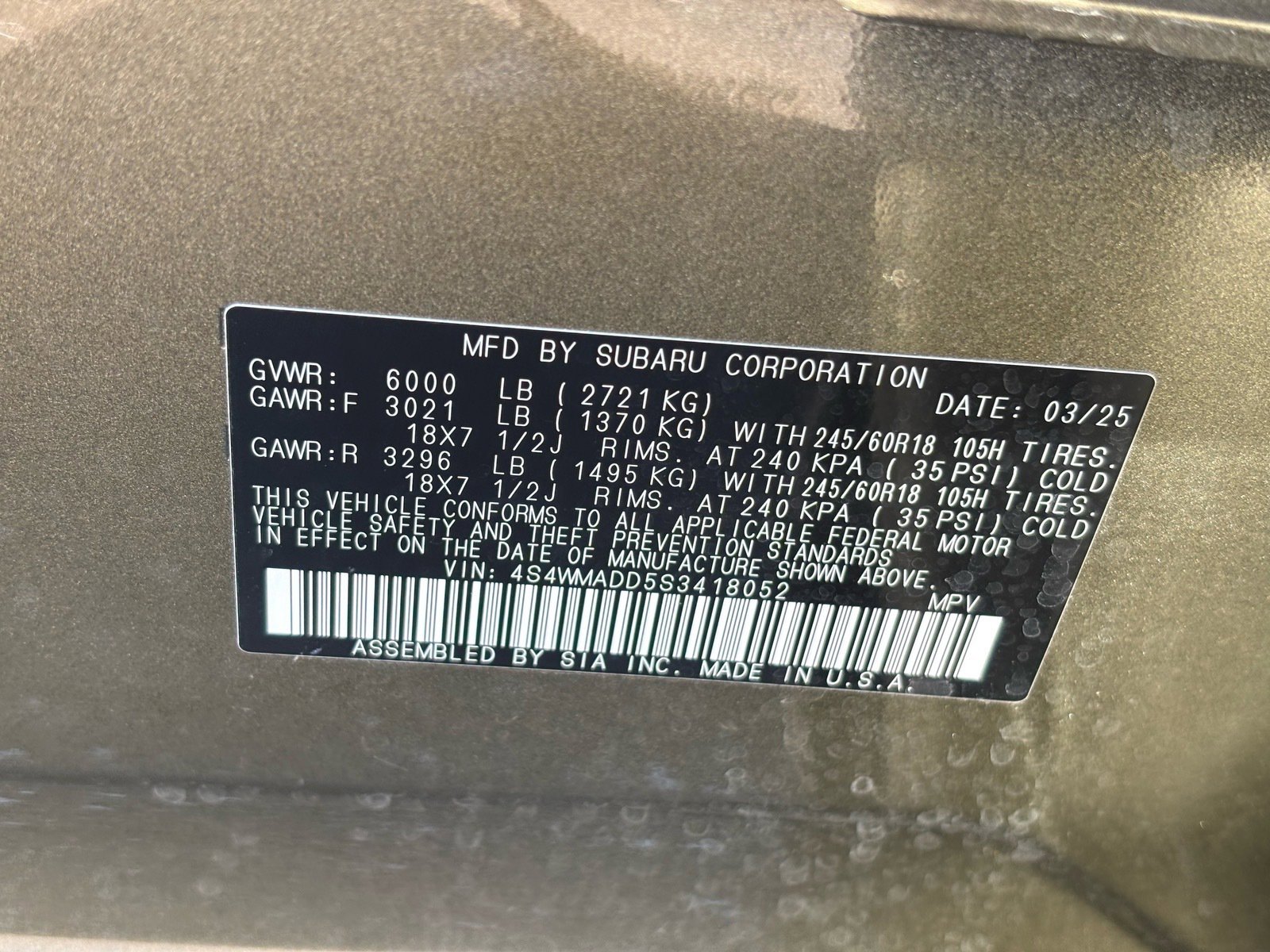 Used 2025 Subaru Ascent Premium w/ Premium Package image 28