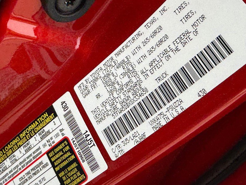 New 2025 Toyota Tundra Platinum image 21