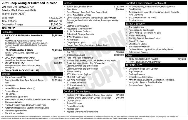 Used 2021 Jeep Wrangler Unlimited Rubicon image 28