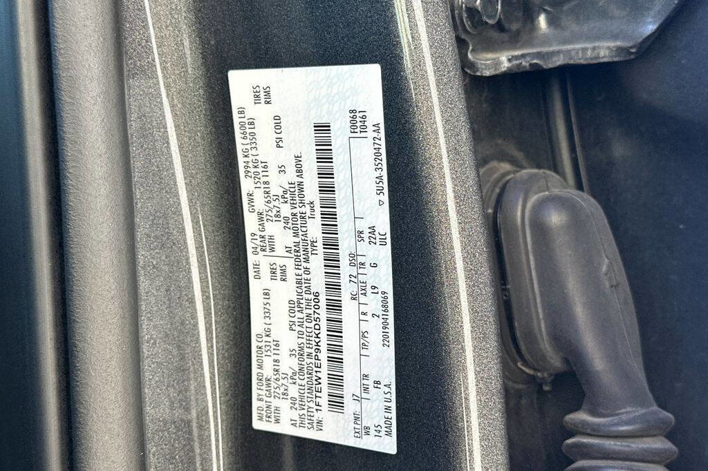 Used 2019 Ford F150 XLT w/ Equipment Group 302A Luxury image 28