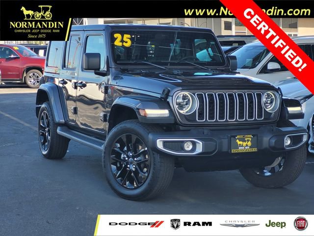 Certified 2025 Jeep Wrangler Unlimited Sahara image 1