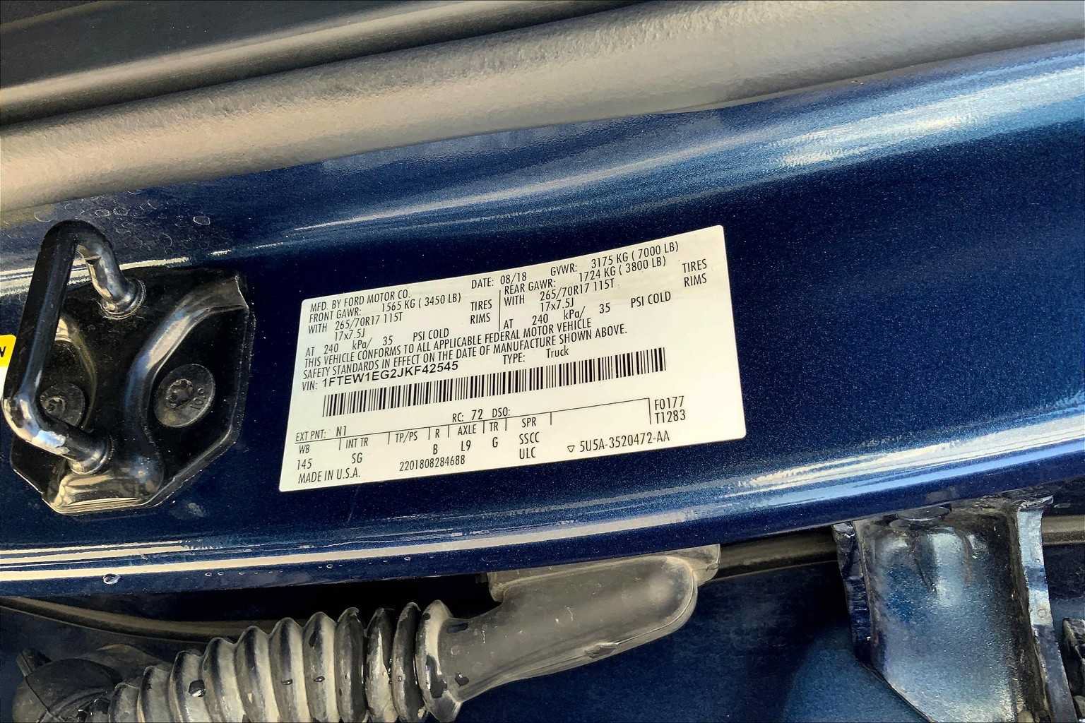 Certified 2018 Ford F150 XL w/ XL Power Equipment Group AWD/4WD image 69