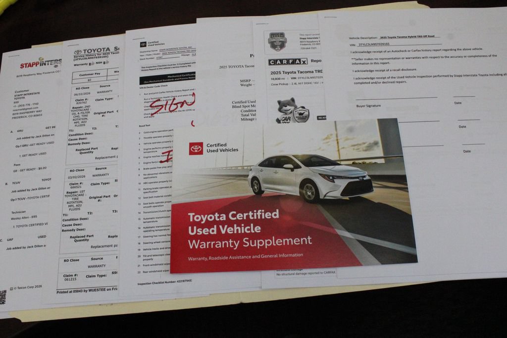 Certified 2025 Toyota Tacoma TRD Off-Road w/ TRD Off Road Upgrade Package AWD/4WD image 29