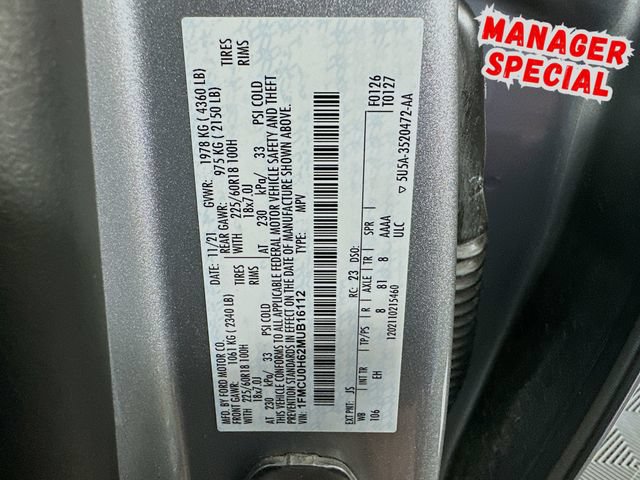 Used 2021 Ford Escape SEL FWD image 31