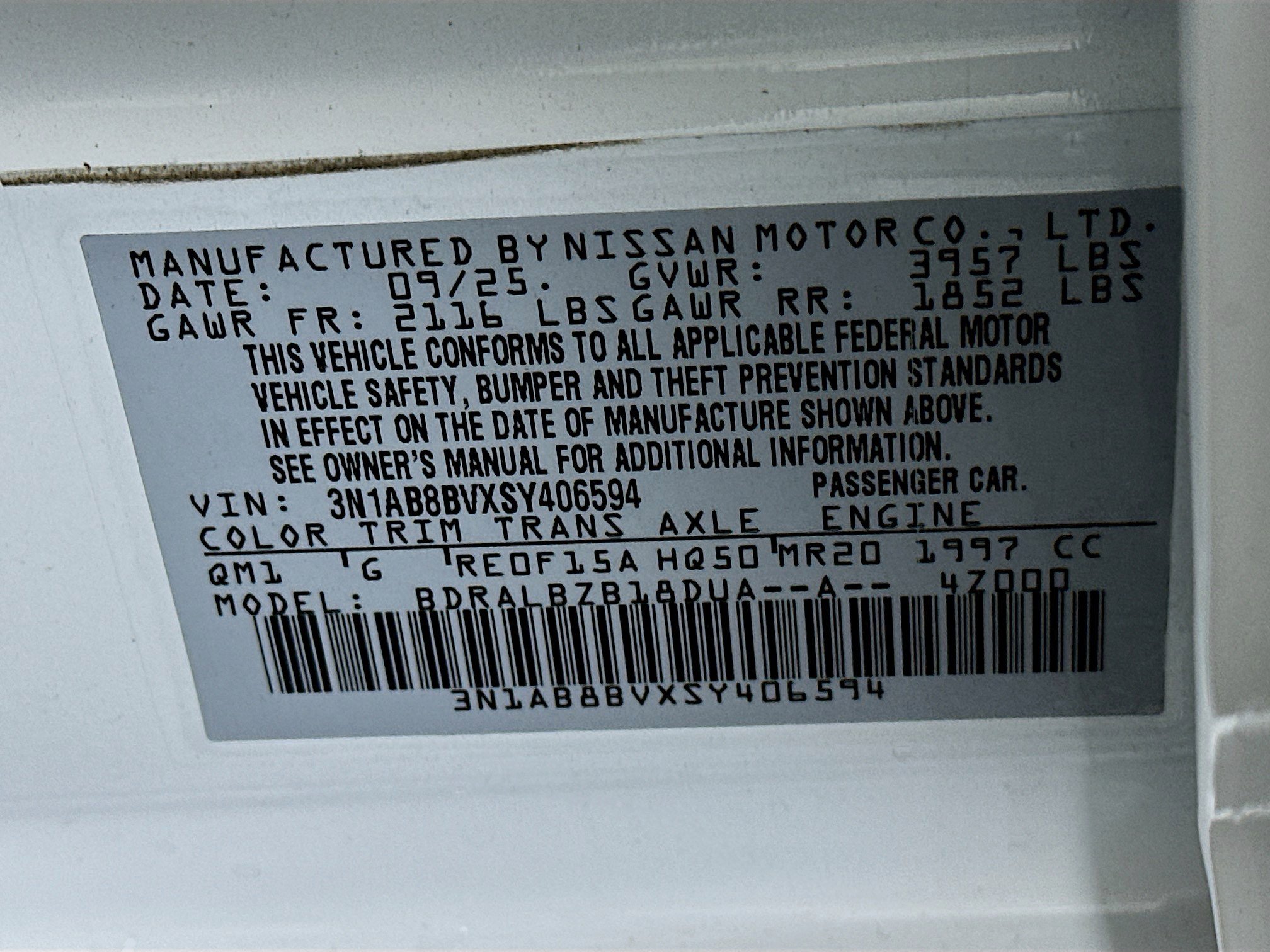 Used 2025 Nissan Sentra S image 12