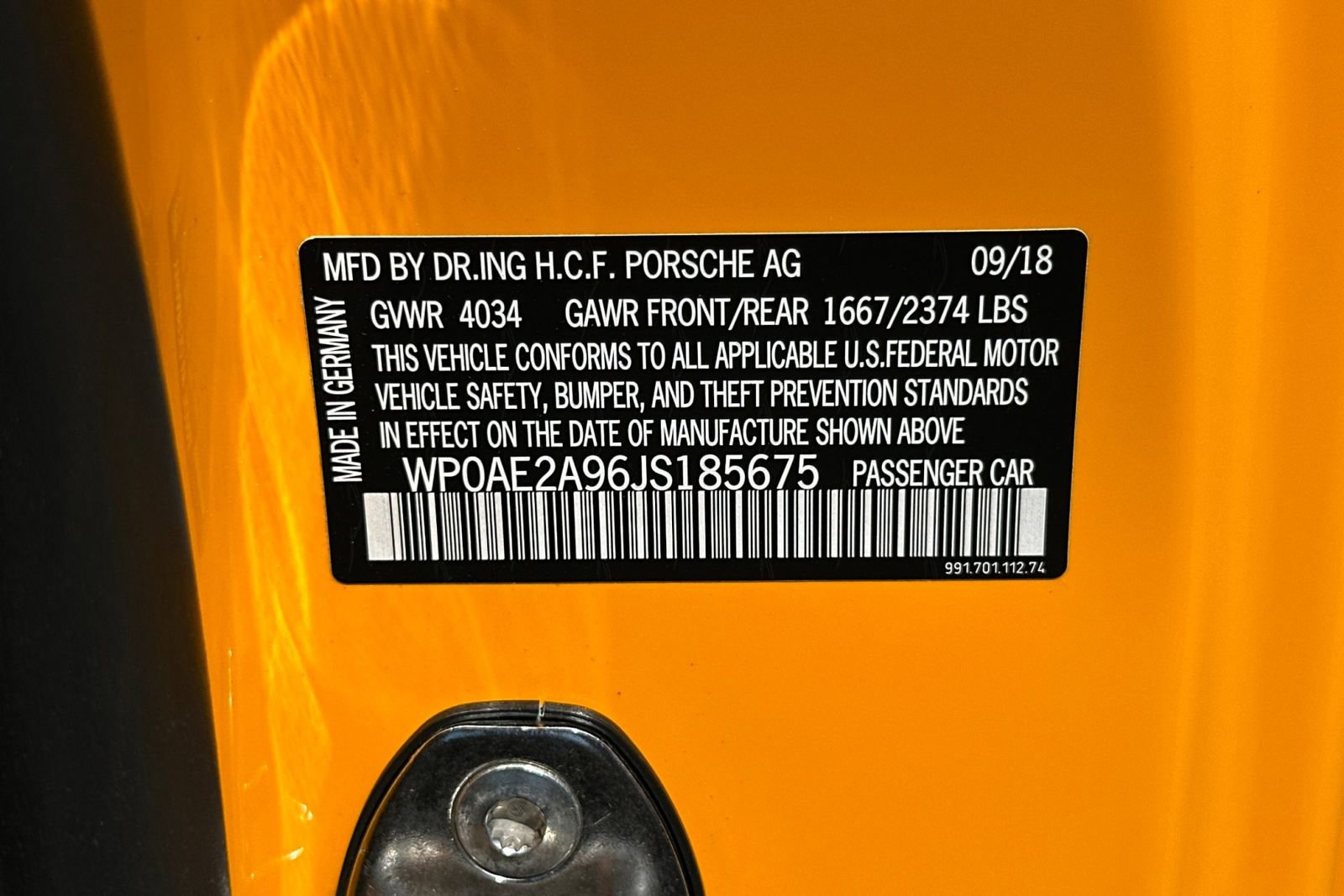 Certified 2018 Porsche 911 GT2 RS RWD image 44