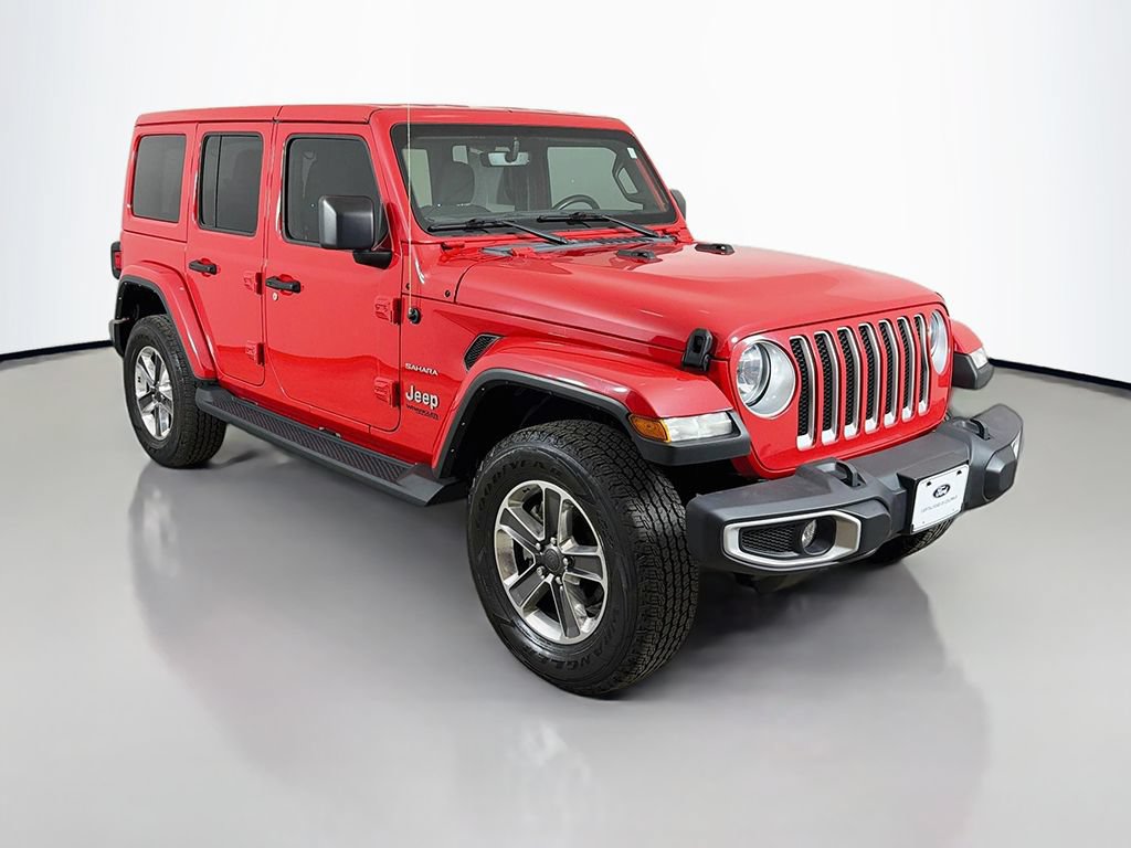 Used 2021 Jeep Wrangler Unlimited Sahara w/ Uconnect 4C Nav & Sound Group AWD/4WD image 41
