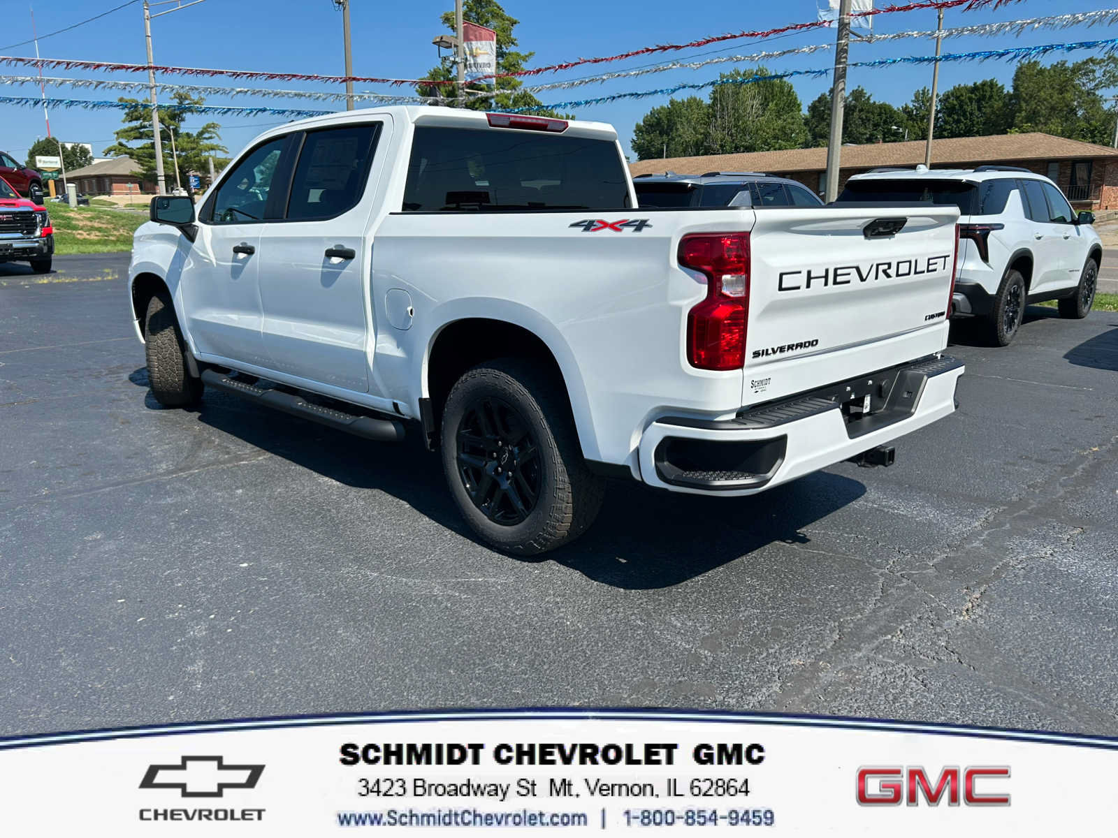 New 2026 Chevrolet Silverado 1500 Custom w/ Turbomax Blackout Package AWD/4WD image 3
