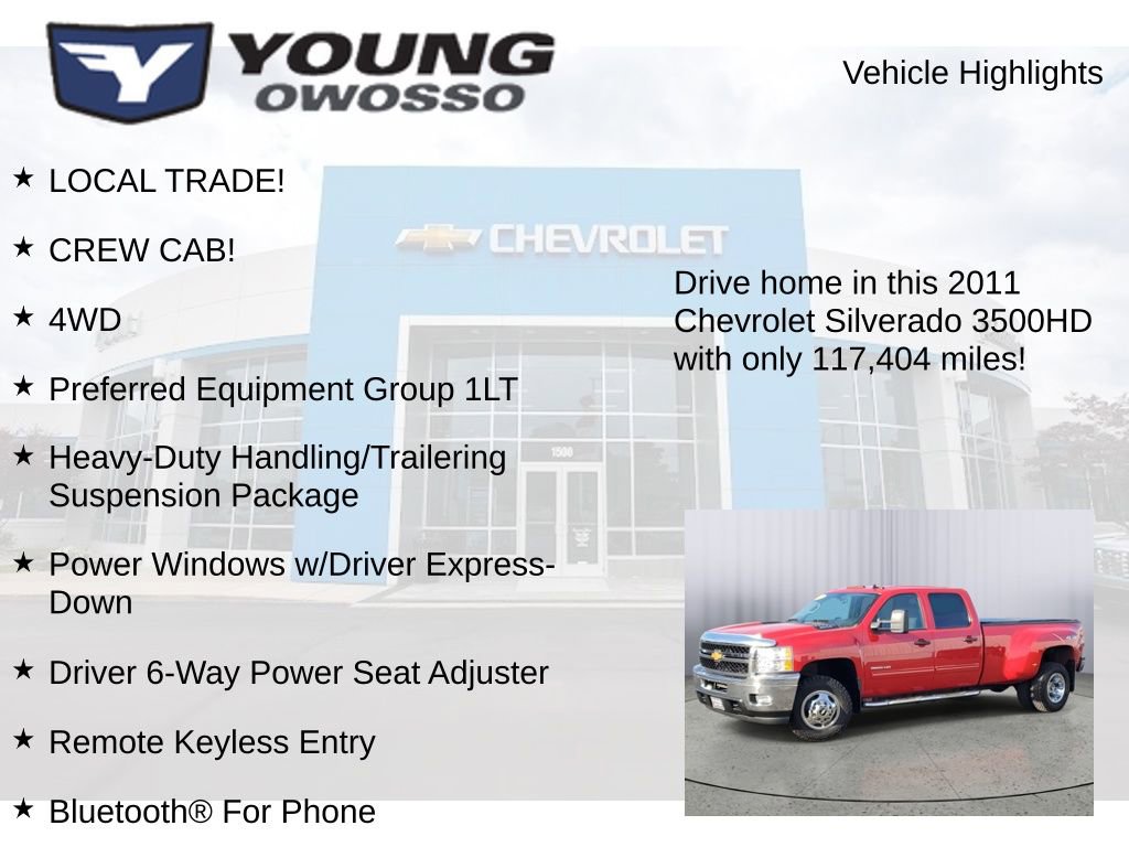 Used 2011 Chevrolet Silverado 3500 LT w/ Interior Plus Package image 8