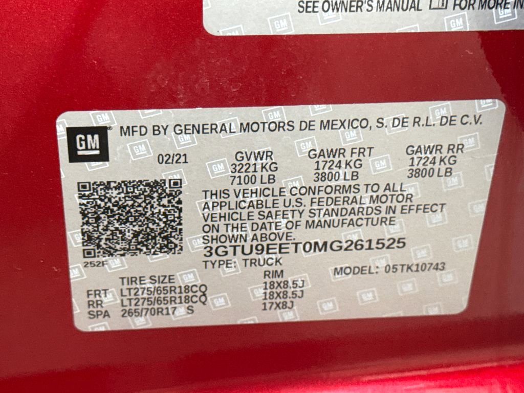 Used 2021 GMC Sierra 1500 AT4 w/ AT4 Value Package image 30