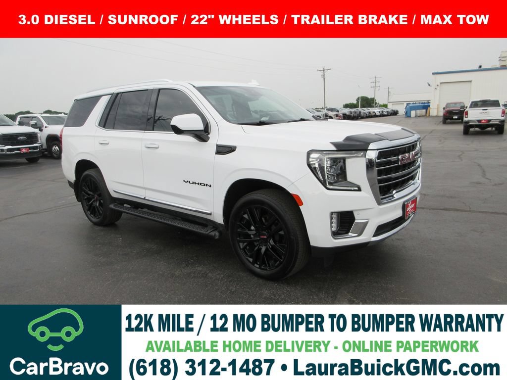 Certified 2023 GMC Yukon SLT w/ Max Trailering Package AWD/4WD image 1
