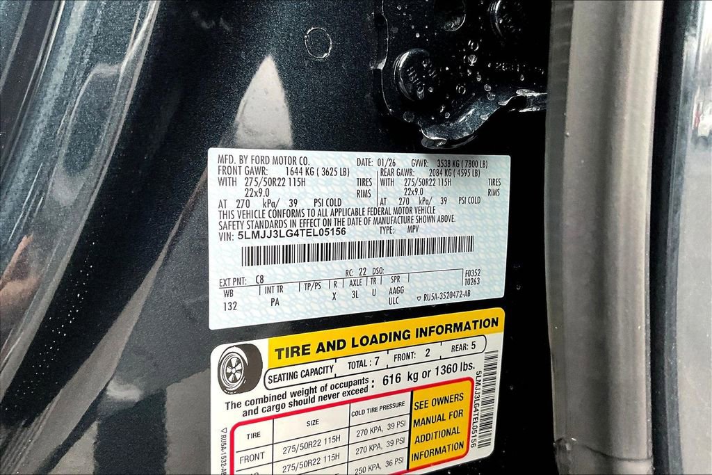 New 2026 Lincoln Navigator L Reserve w/ Jet Appearance Package image 8