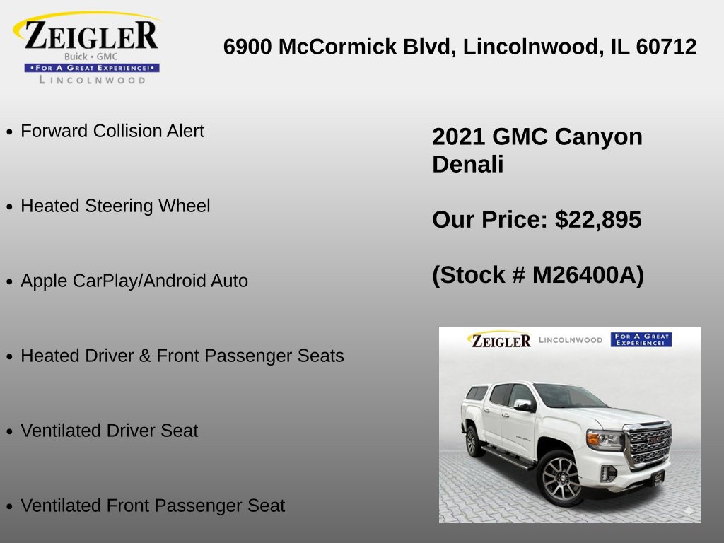 Used 2021 GMC Canyon Denali AWD/4WD image 30