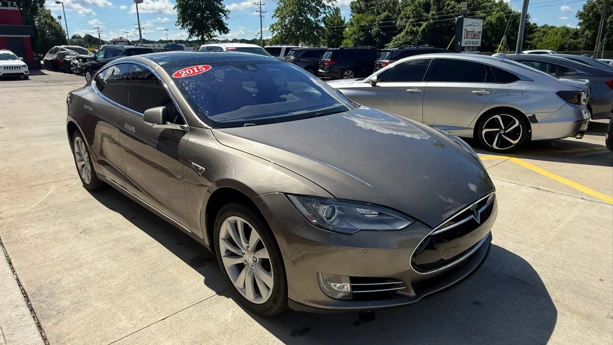 Used 2015 Tesla Model S 85D AWD/4WD image 2