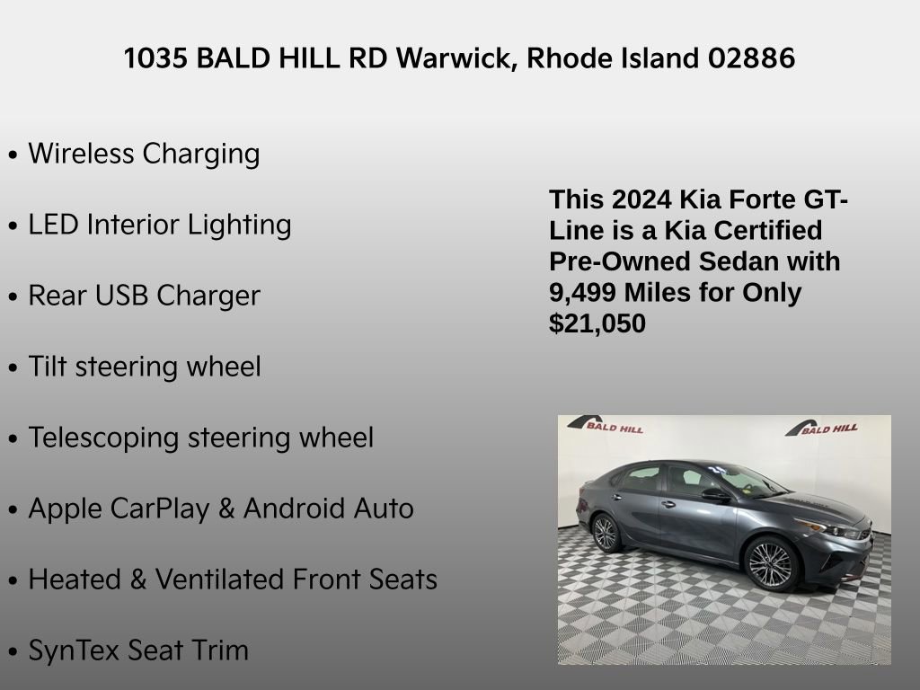 Certified 2024 Kia Forte GT-Line w/ GT-Line Premium Package image 32