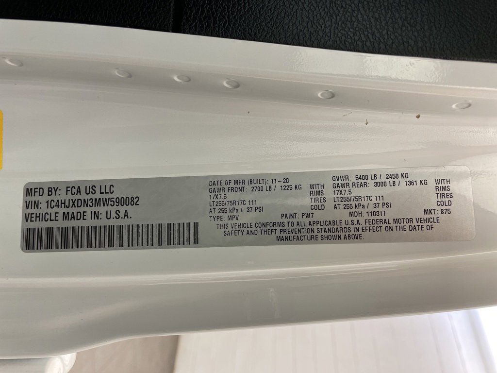 Certified 2021 Jeep Wrangler Unlimited Sport image 28