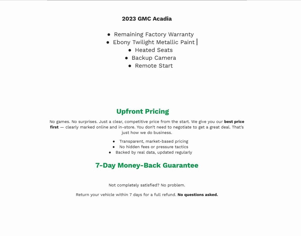 Used 2023 GMC Acadia SLE w/ Driver Convenience Package image 31