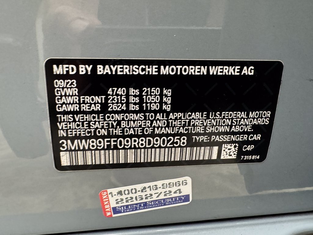 Certified 2024 BMW 330i xDrive Sedan w/ M Sport Package AWD/4WD image 31