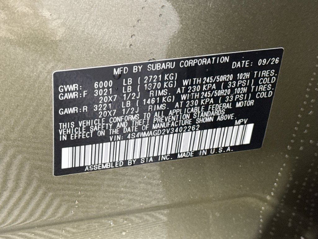 New 2027 Subaru Ascent Limited AWD/4WD image 35