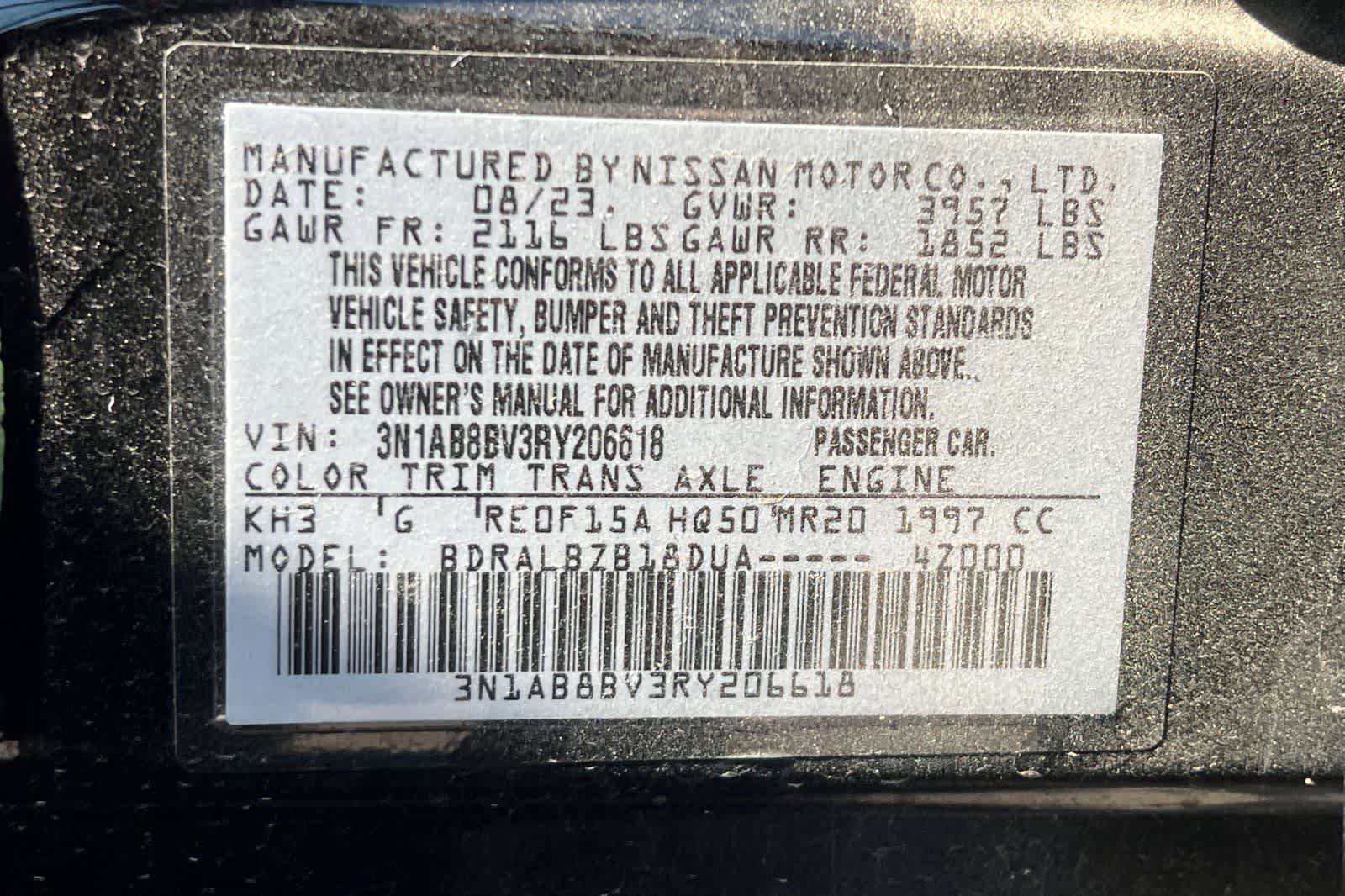 Used 2024 Nissan Sentra S FWD image 27