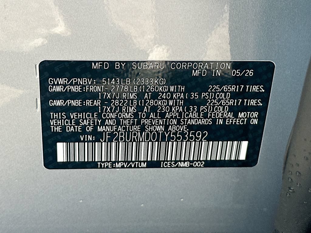 New 2026 Subaru Outback Wilderness AWD/4WD image 30