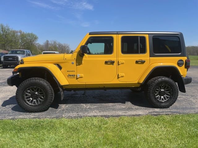 Used 2021 Jeep Wrangler Unlimited Sahara w/ Uconnect 4C Nav & Sound Group AWD/4WD image 10