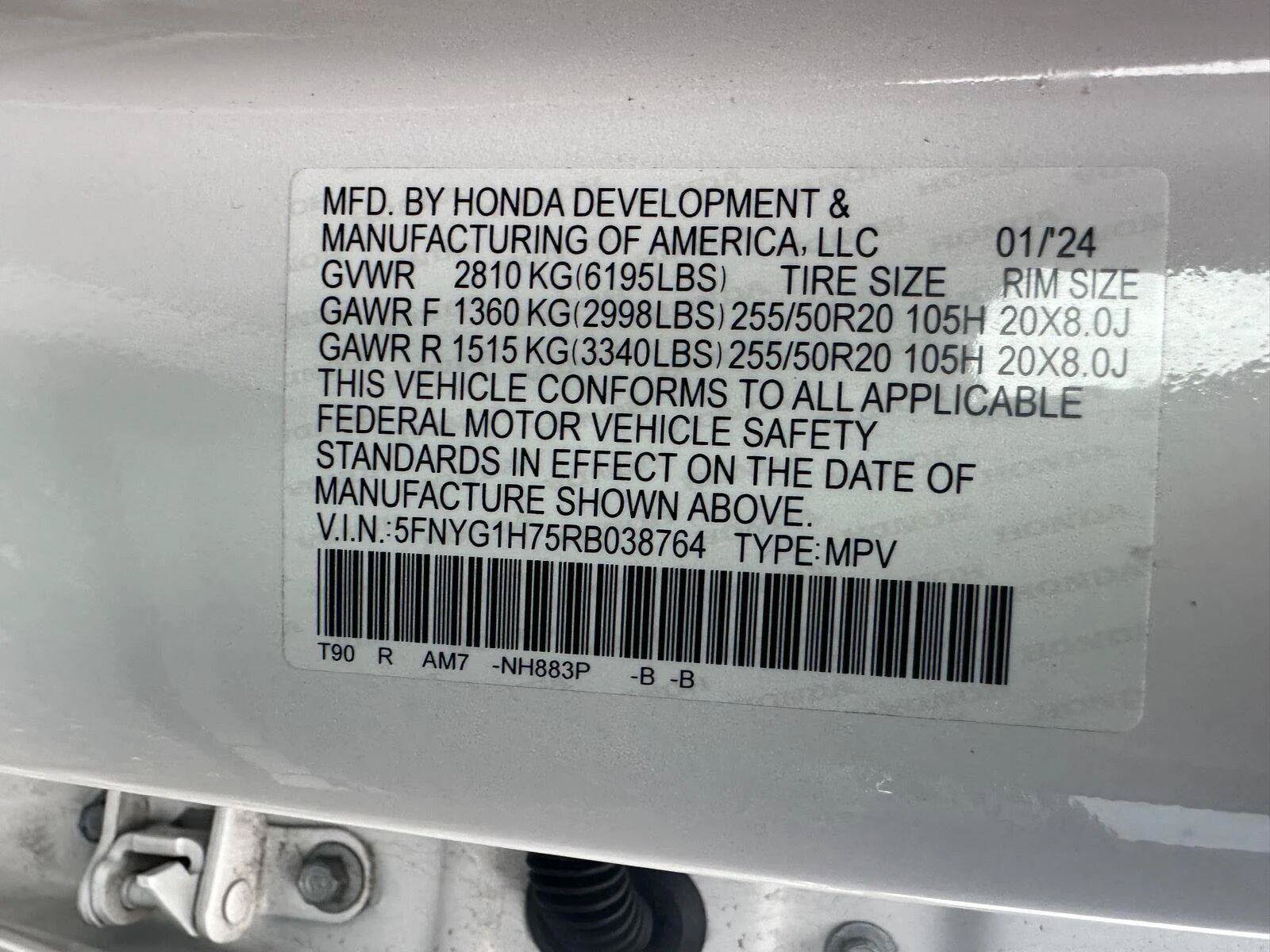 Used 2024 Honda Pilot Touring image 15