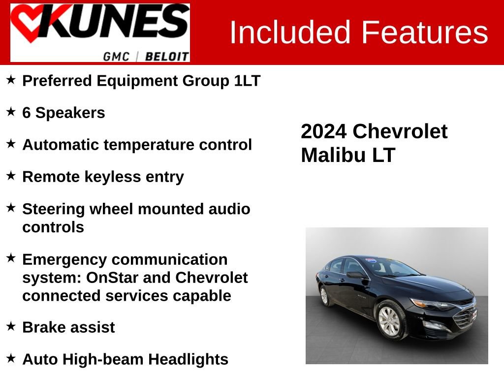 Used 2024 Chevrolet Malibu LT image 2