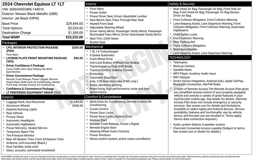 Certified 2024 Chevrolet Equinox LT FWD image 10