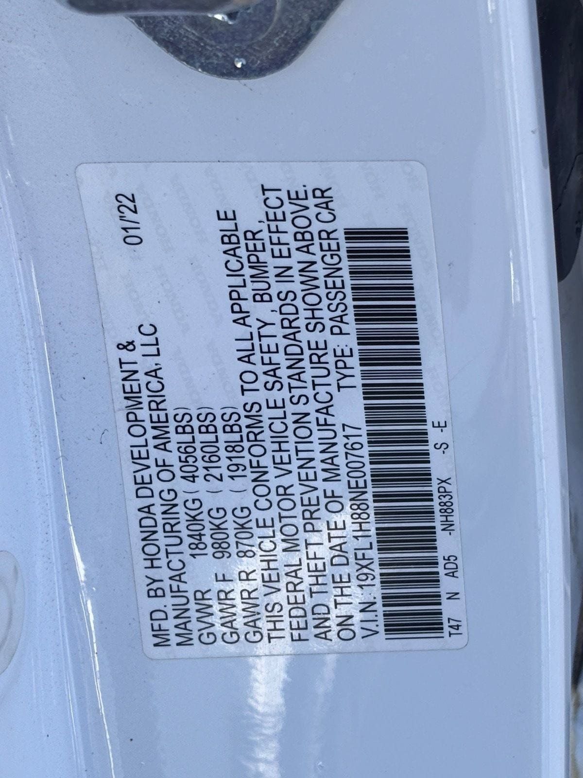 Used 2022 Honda Civic Sport Touring image 35