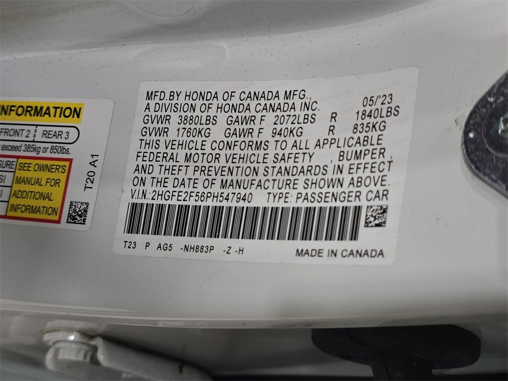 Used 2023 Honda Civic Sport image 31