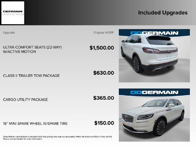 Used 2023 Lincoln Nautilus Black Label w/ Class II Trailer Tow Package AWD/4WD image 22