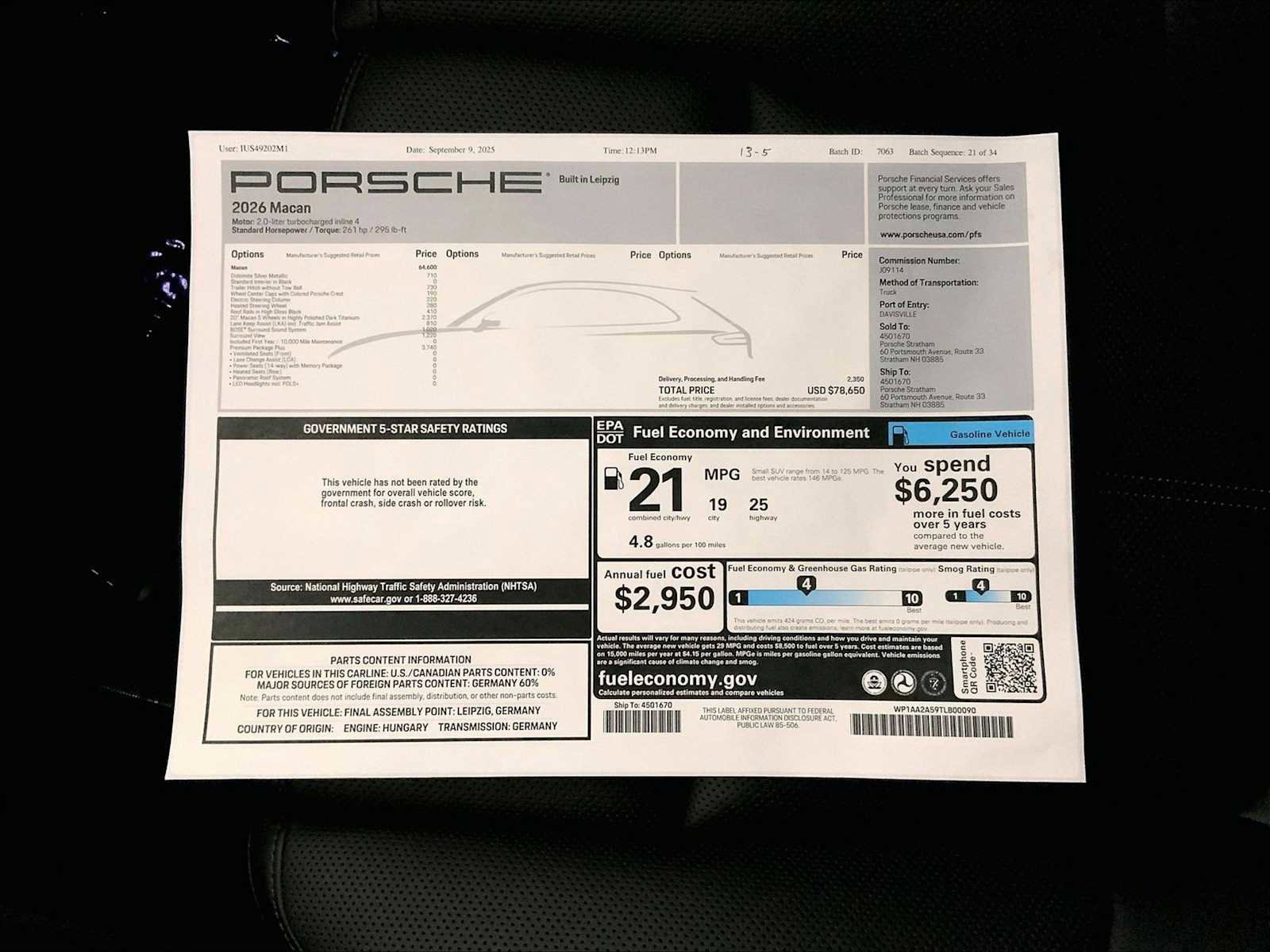 New 2026 Porsche Macan AWD/4WD image 24