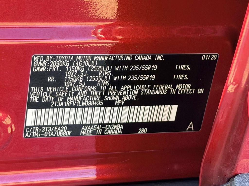 Certified 2020 Toyota RAV4 XLE Premium AWD/4WD image 26
