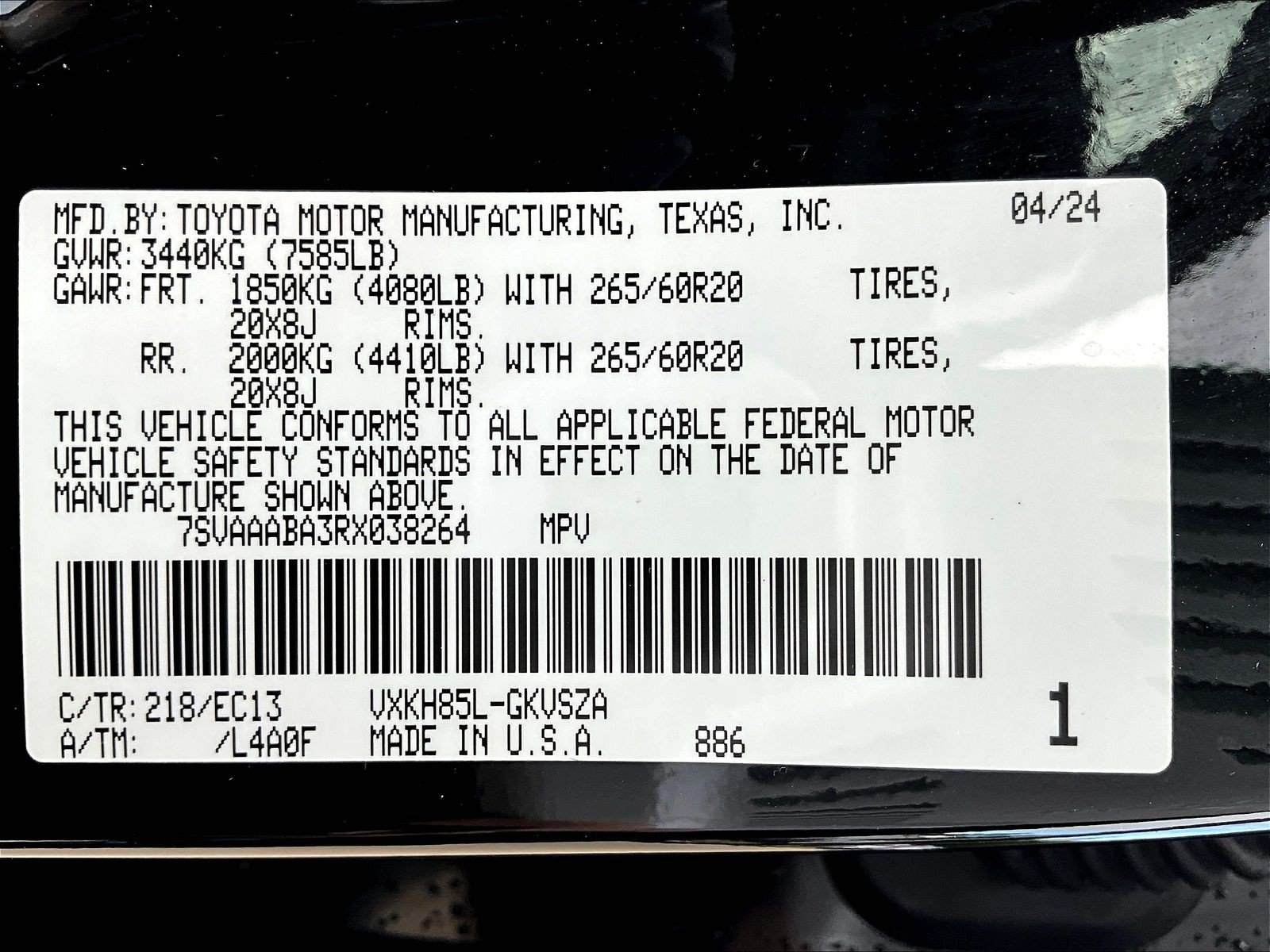 Used 2024 Toyota Sequoia SR5 w/ SR5 Premium Package AWD/4WD image 19