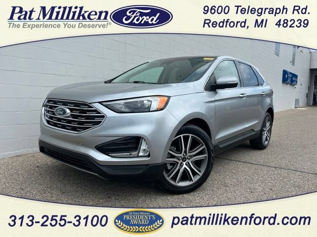 Certified 2023 Ford Edge Titanium w/ Class II Trailer Tow Package AWD/4WD image 1