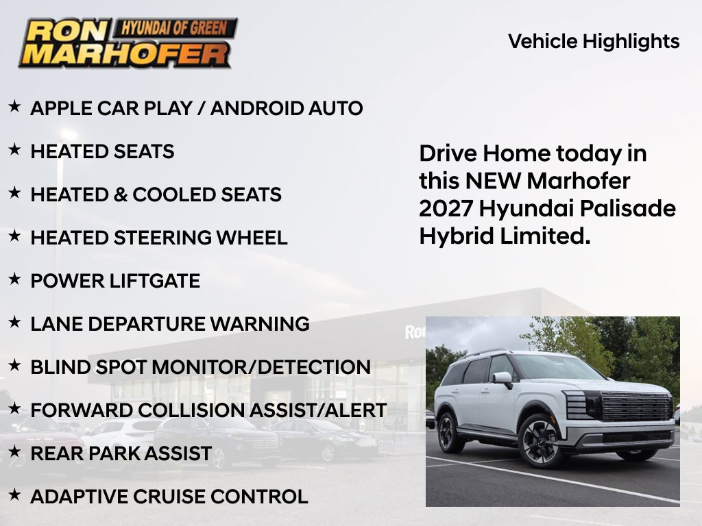 New 2027 Hyundai Palisade Limited AWD/4WD image 15