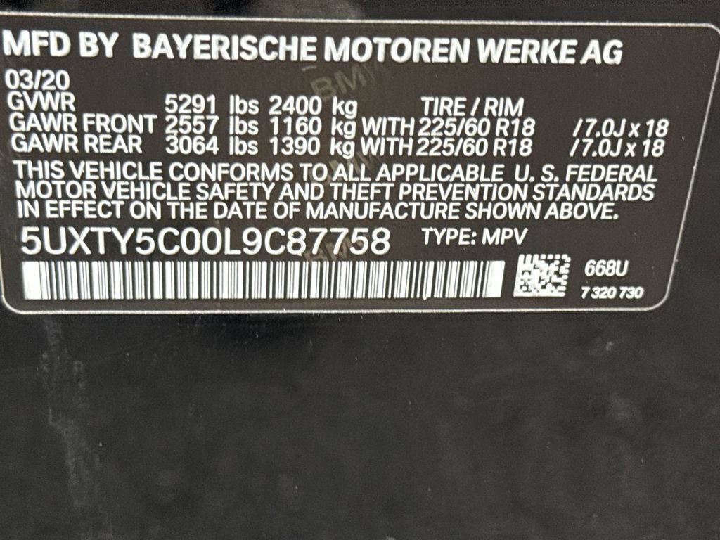 Used 2020 BMW X3 xDrive30i w/ Driving Assistance Package AWD/4WD image 28