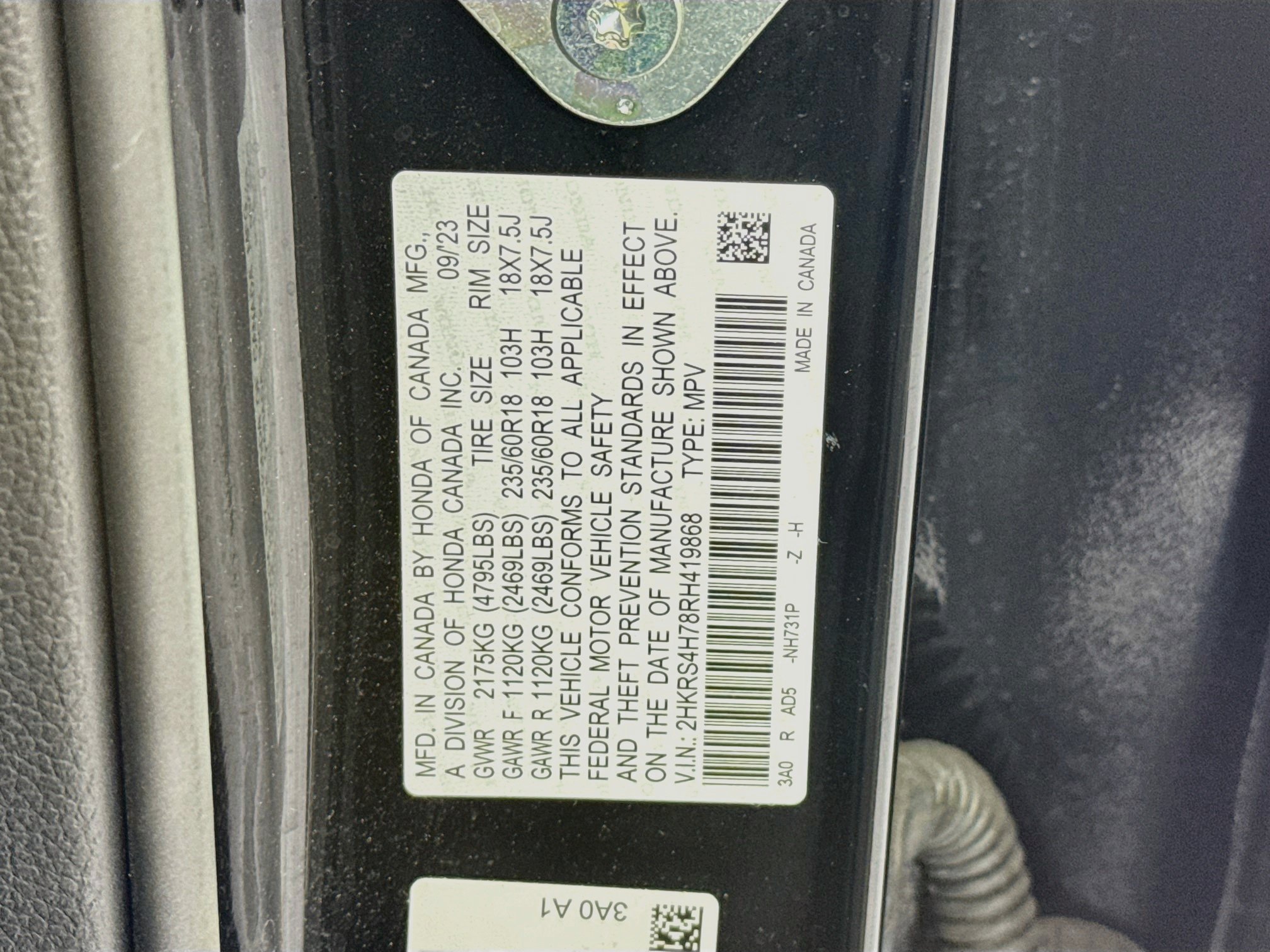 Certified 2024 Honda CR-V EX-L image 32