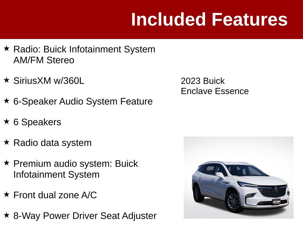 Used 2023 Buick Enclave Essence AWD/4WD image 4