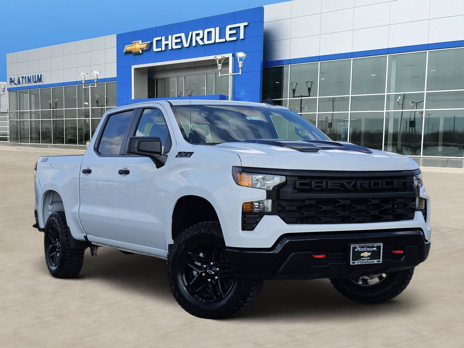 New 2026 Chevrolet Silverado 1500 Custom Trail Boss w/ LPO, Dark Essentials Package AWD/4WD image 1