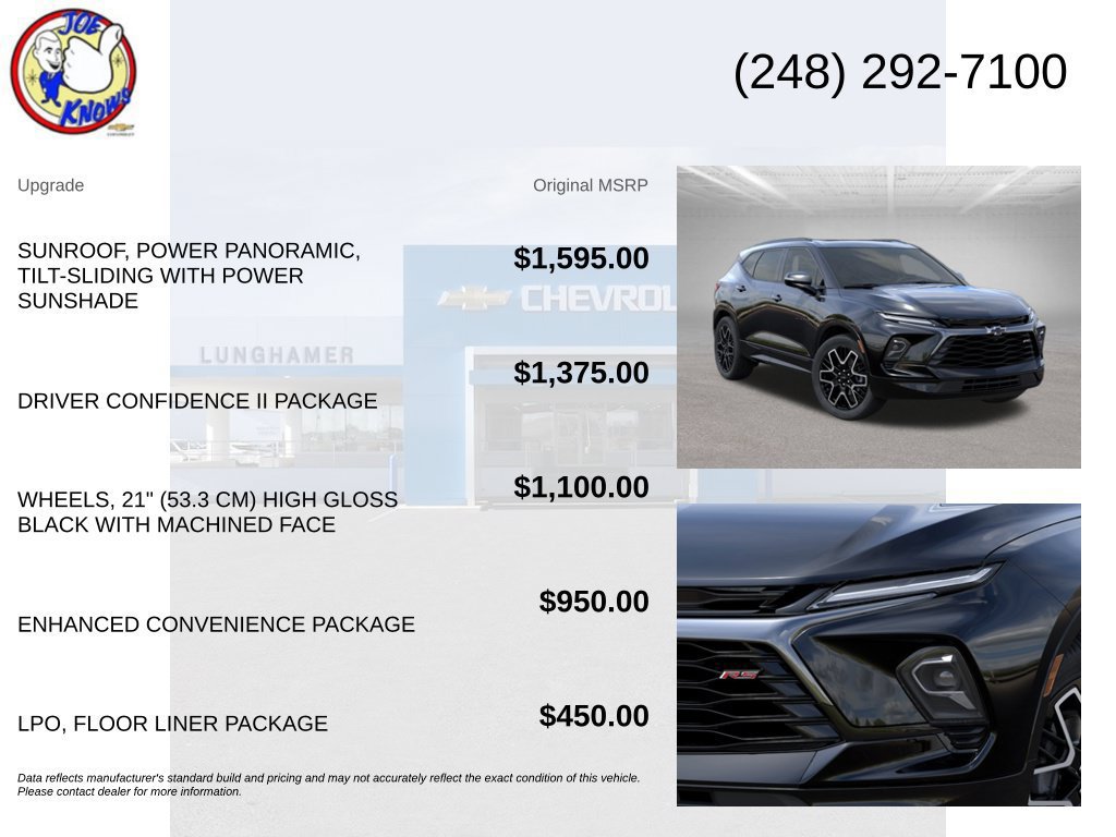 New 2026 Chevrolet Blazer RS w/ Driver Confidence II Package FWD image 5