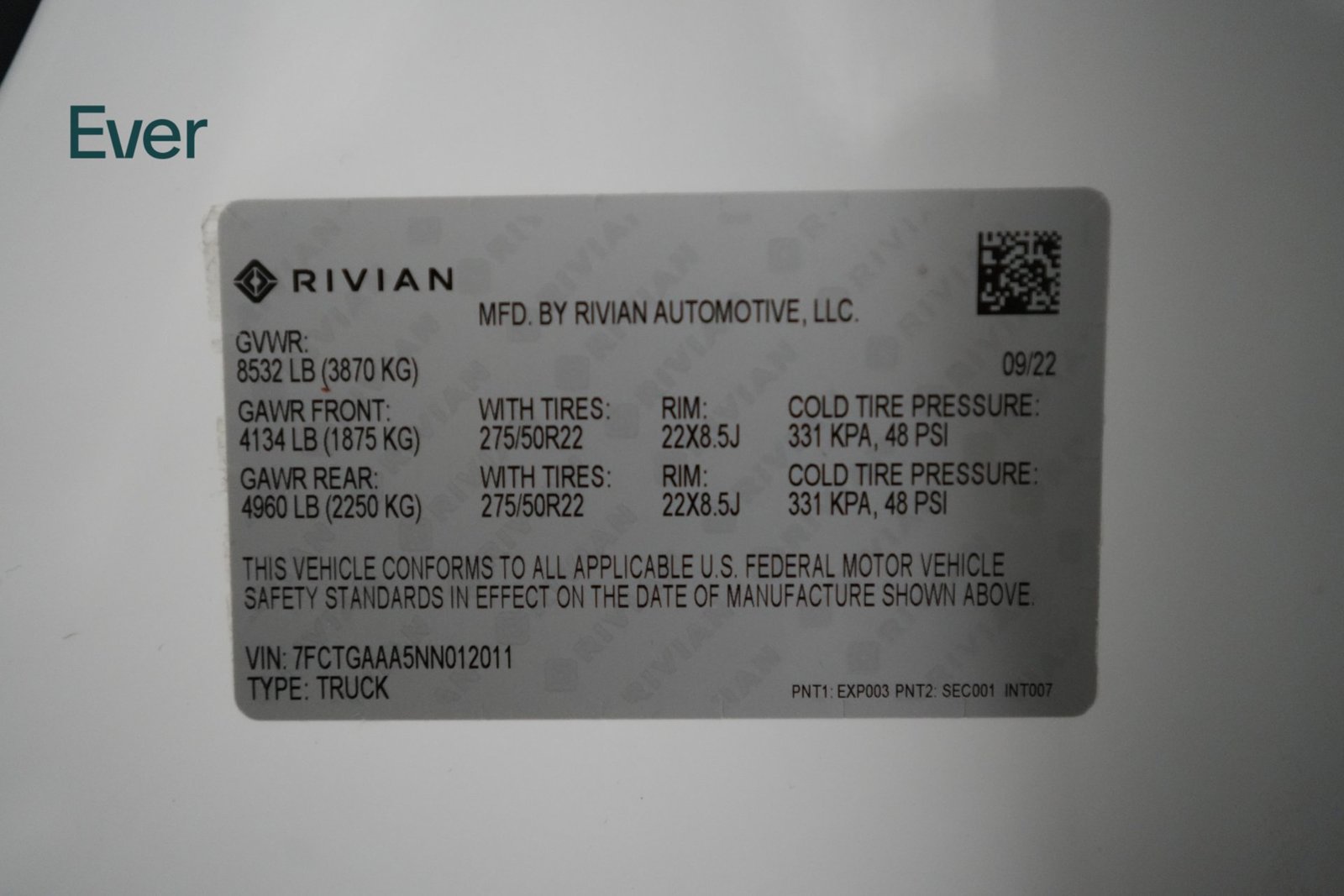 Used 2022 Rivian R1T Adventure AWD/4WD image 30