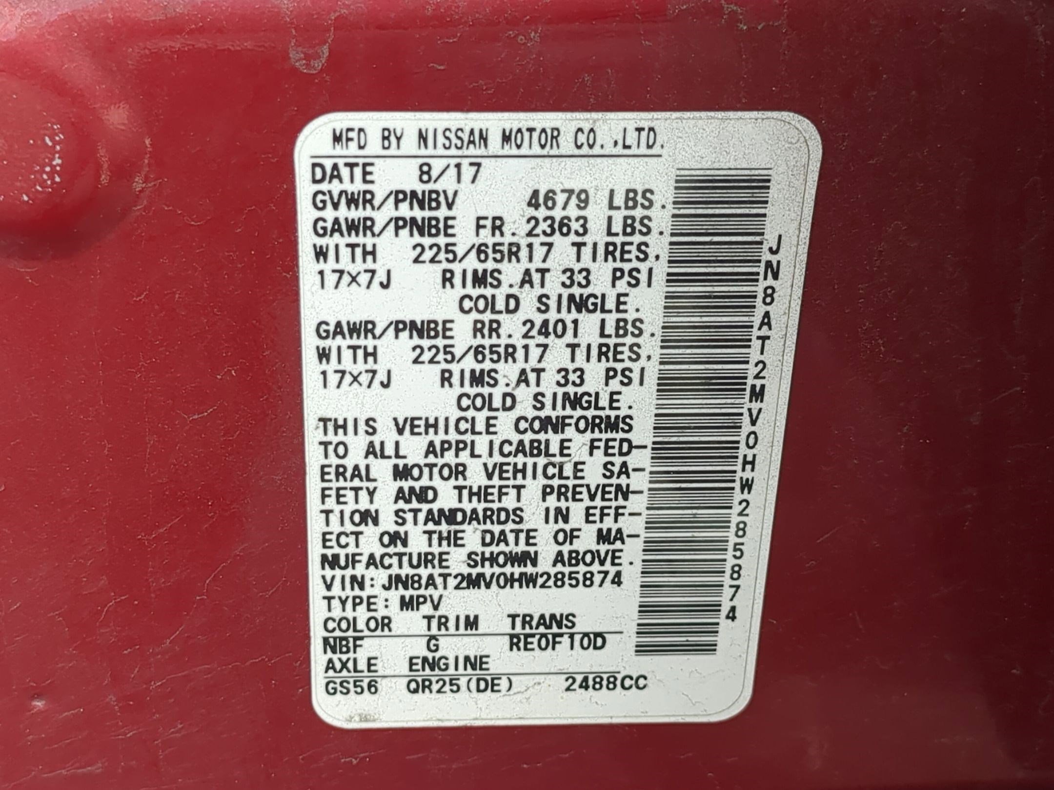 Used 2017 Nissan Rogue SV w/ SV Premium Package image 37