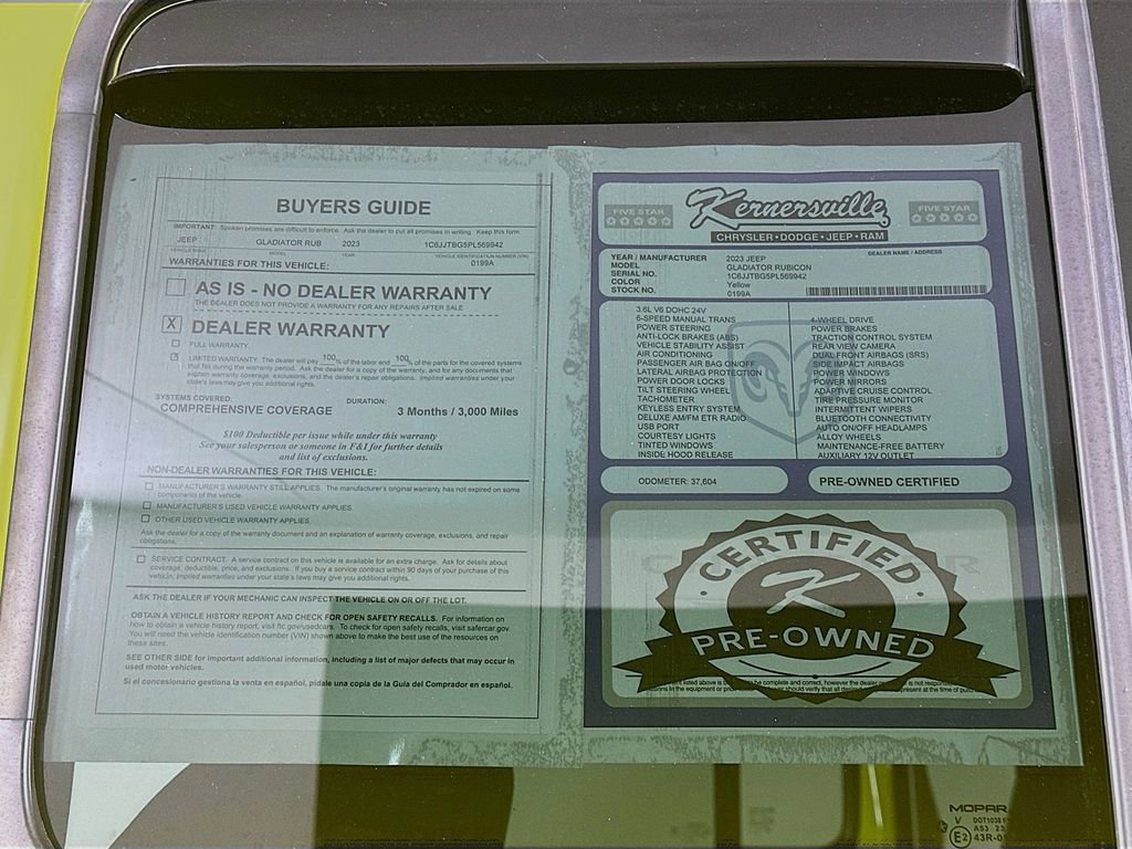 Used 2023 Jeep Gladiator Rubicon image 38