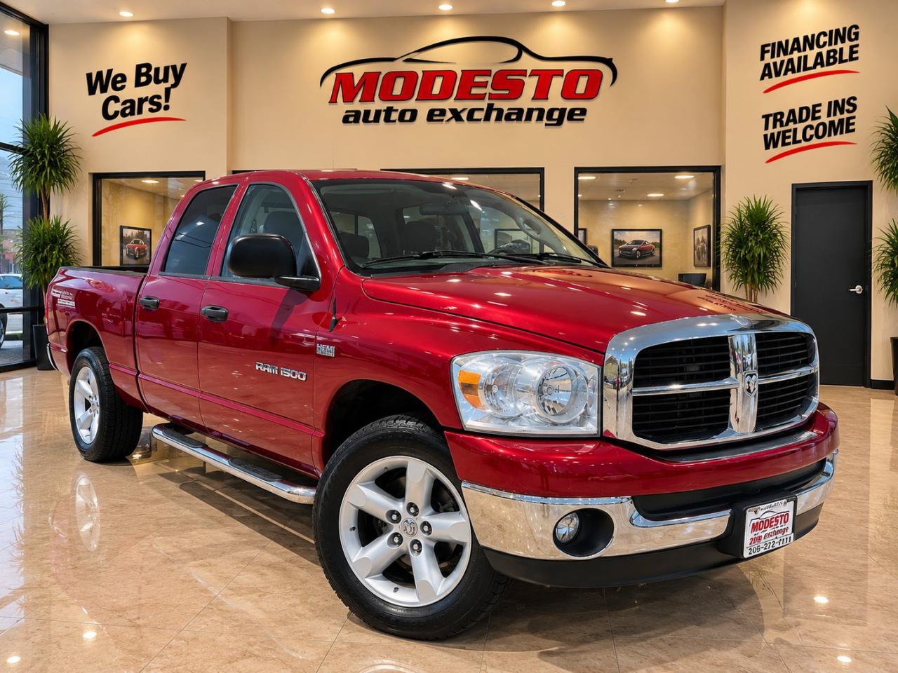 Used 2007 Dodge Ram 1500 Truck SLT w/ Quad Cab Big Horn Value Group AWD/4WD image 1