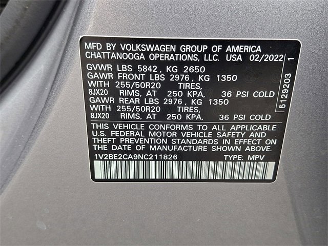 Used 2022 Volkswagen Atlas Cross Sport SEL image 28
